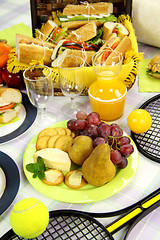 Image showing Fruit With A Picnic