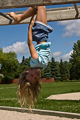 Image showing Little Girl in the Park