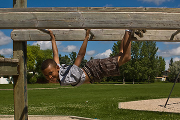 Image showing Fun in the park