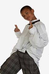 Image showing Young boy fashion