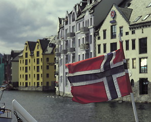 Image showing Norwegian Flag