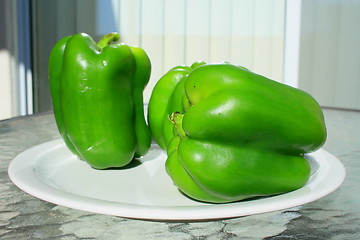 Image showing Green Bell Peppers