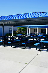 Image showing Outdoor Cafeteria