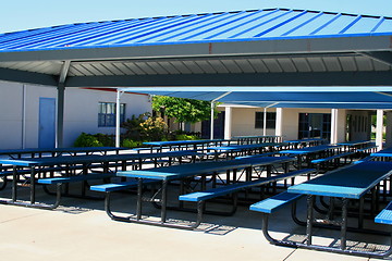 Image showing Outdoor Cafeteria