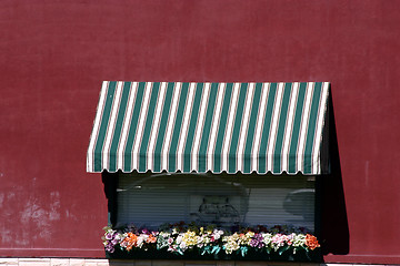 Image showing Italian Style Restaurant Window