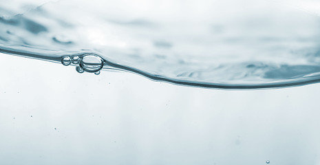 Image showing wave and bubbles