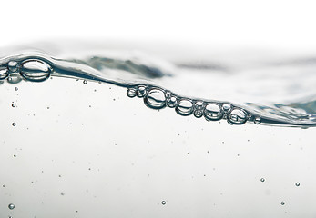 Image showing wave and bubbles