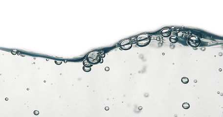 Image showing wave and bubbles