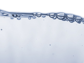 Image showing wave and bubbles