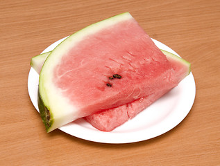 Image showing watermelon slices