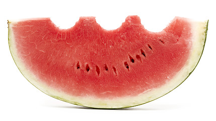 Image showing eaten watermelon