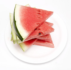 Image showing watermelon slices