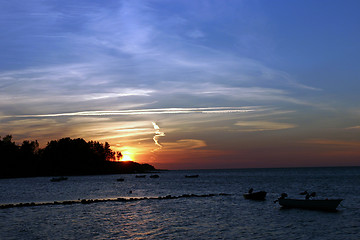 Image showing sunset