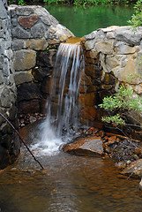 Image showing Small water falls