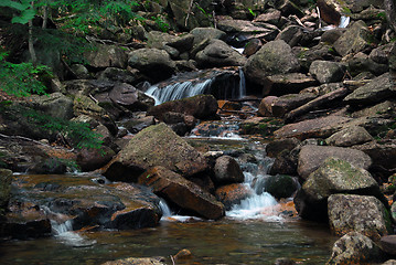 Image showing Small water falls