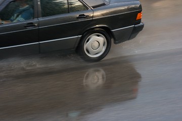 Image showing Wet road