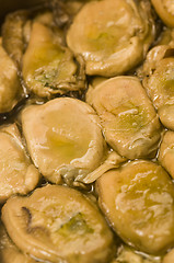 Image showing smoked oysters in tin can