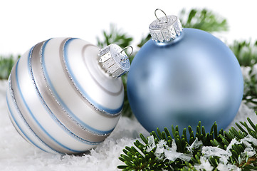 Image showing Christmas ornaments