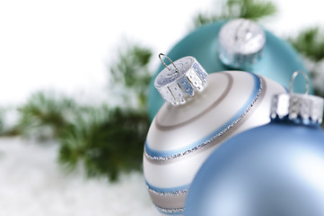 Image showing Christmas ornaments