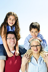 Image showing Happy family fun