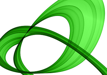 Image showing green abstract formation