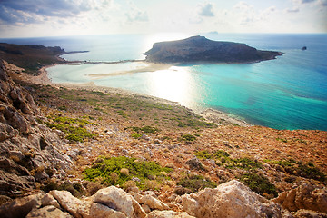 Image showing balos beach, crete, greece