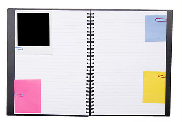 Image showing spiral notebook