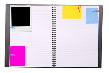 Image showing spiral notebook