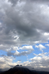 Image showing Cloudy Mountains