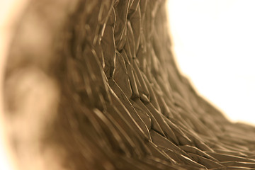 Image showing Close up on a Dryer Vent Hose