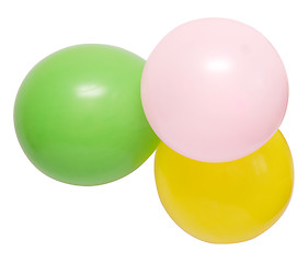 Image showing multicolored balloons