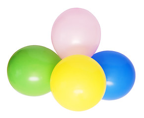 Image showing multicolored balloons