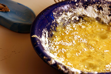 Image showing Flour and Egg