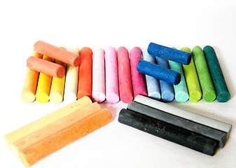 Image showing Pastel chalk