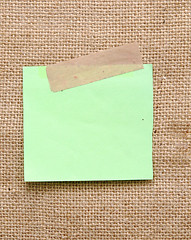 Image showing empty note