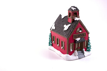 Image showing Christmas Decoration House - School