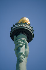 Image showing Torch Held by the Statue of Liberty