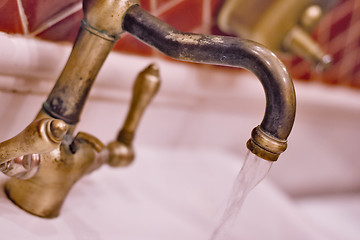 Image showing vintage faucet