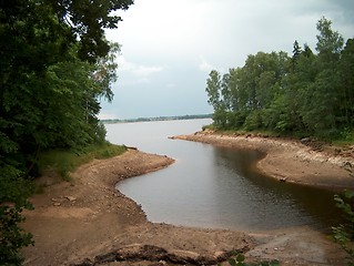 Image showing river confluent