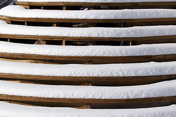 Image showing Snow Steps