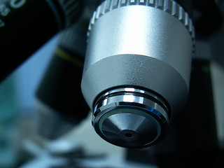 Image showing medical, research or science microscope lens