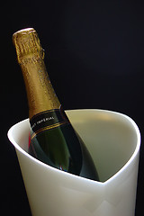 Image showing Champagne bottle