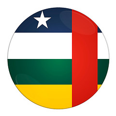 Image showing Central Africa button with flag