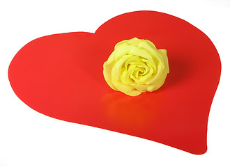Image showing Yellow Rose Valentine
