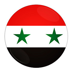 Image showing Syria button with flag