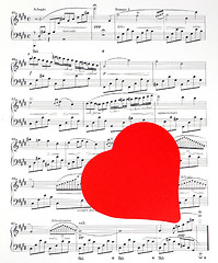 Image showing Valentine Music