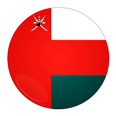 Image showing Oman button with flag