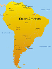 Image showing south america continent