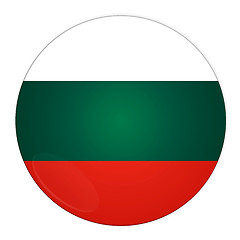 Image showing Bulgaria button with flag