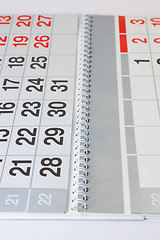 Image showing Calendar page